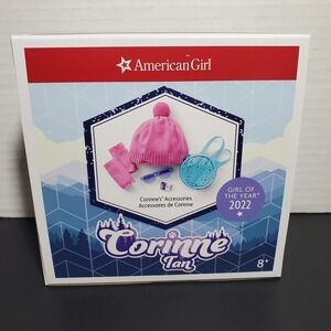 American Girl the Year 2022 Corinne Meet Accessories Set New Ski Pass Backpack
